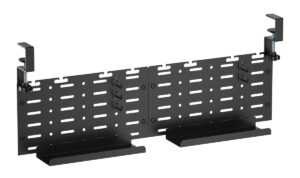 BRATECK cable management γραφείου CC11-20-2, μεταλλικό, 768x63x307mm, μαύρο