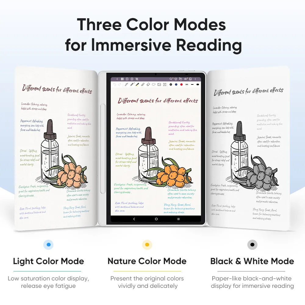 XP-PEN έγχρωμο ψηφιακό σημειωματάριο Magic Note Pad με γραφίδα, 10.95", 6/128GB, Android 14, 8000mAh, λευκό - Image 3