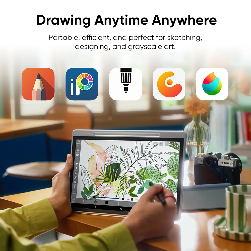 XP-PEN έγχρωμο ψηφιακό σημειωματάριο Magic Note Pad με γραφίδα, 10.95", 6/128GB, Android 14, 8000mAh, λευκό - Image 9