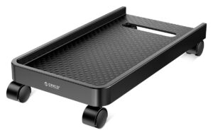 ORICO βάση PC CPB2 με ροδάκια, 45.5x22cm, πλαστική, μαύρη