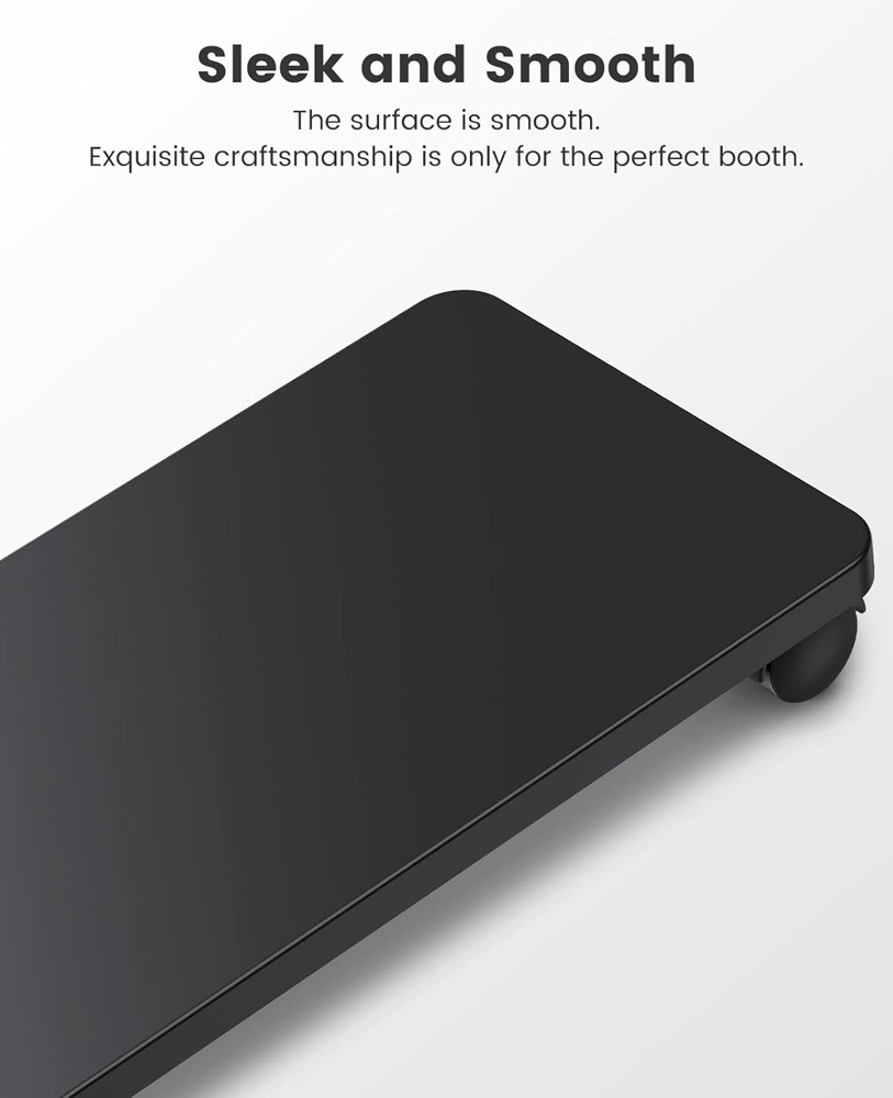 ORICO βάση PC CPB6 με ροδάκια, universal, 41x21.3cm, μεταλλική, μαύρη - Image 4