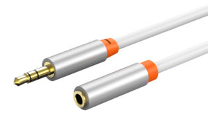 CABLETIME καλώδιο προέκτασης ήχου 3.5mm CT-AV311-P12G, gold plated, 3m, λευκό