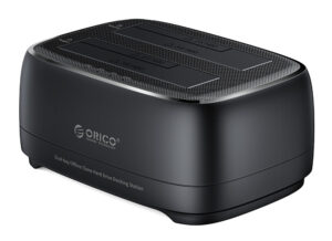 ORICO docking station για 2.5" ή 3.5" SATA HDD/SSD DD28U3-C, 2 θέσεων, 5Gbps, clone function, μαύρο