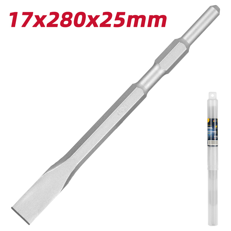 DELI καλέμι DH-HBZ25280-E1 για κρουστικό δράπανο, εξάγωνο, 25mm, 280mm - Image 2