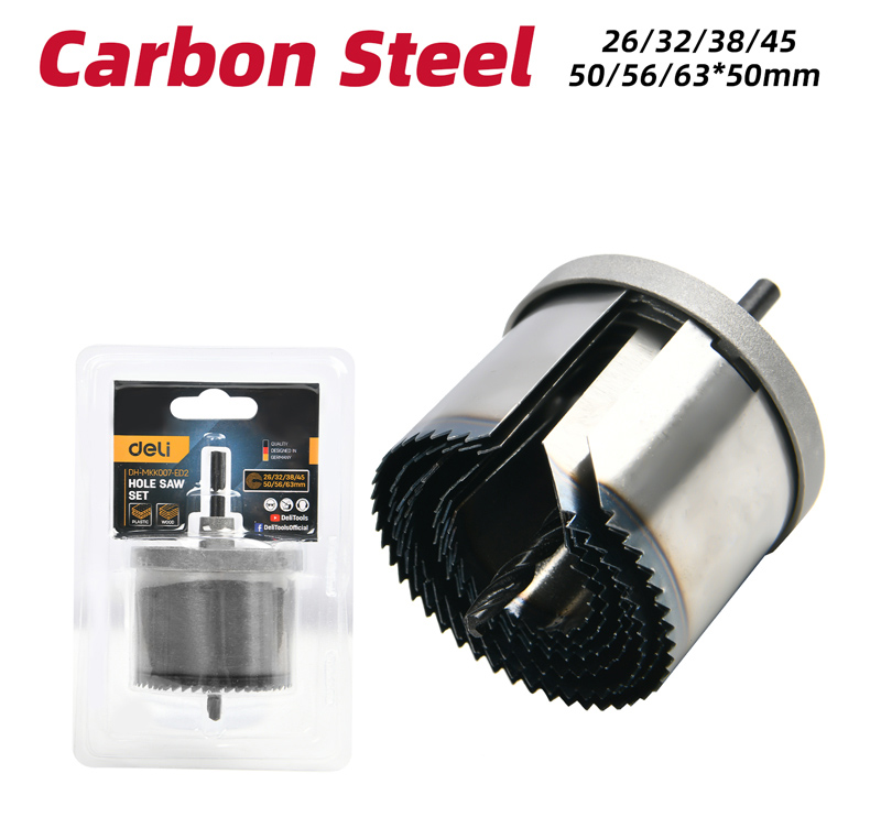 DELI ποτηροπρίονο DH-MKK007-ED2 για ξύλο/πλαστικό, 26mm έως 63mm διάμετρος, 50mm - Image 2