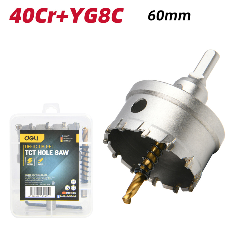 DELI ποτηροπρίονο DH-TCT060-E1 για μέταλλο/inox, 60mm διάμετρος - Image 2