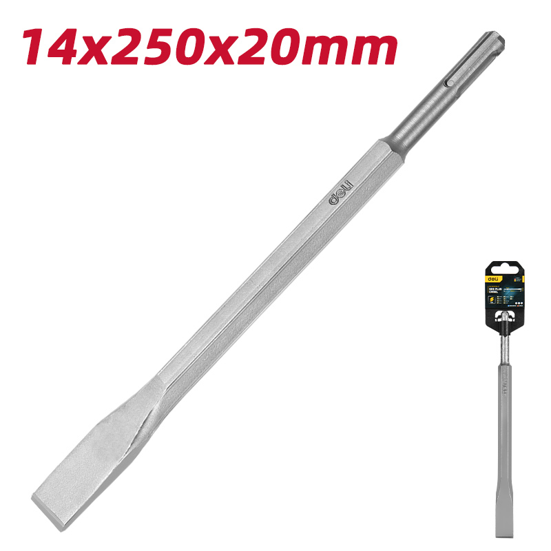 DELI καλέμι DH-YBZ20250-E1 για κρουστικό δράπανο, SDS Plus, 20mm, 250mm - Image 2