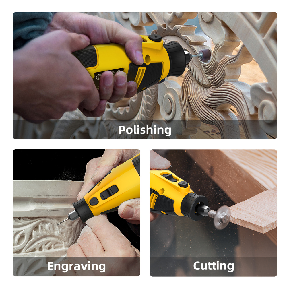 DELI περιστροφικό πολυεργαλείο DL-DM03-E1, 130W έως 32000rpm - Image 2