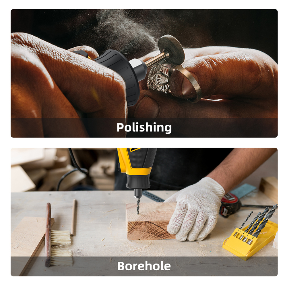 DELI περιστροφικό πολυεργαλείο DL-DM03-E1, 130W έως 32000rpm - Image 4