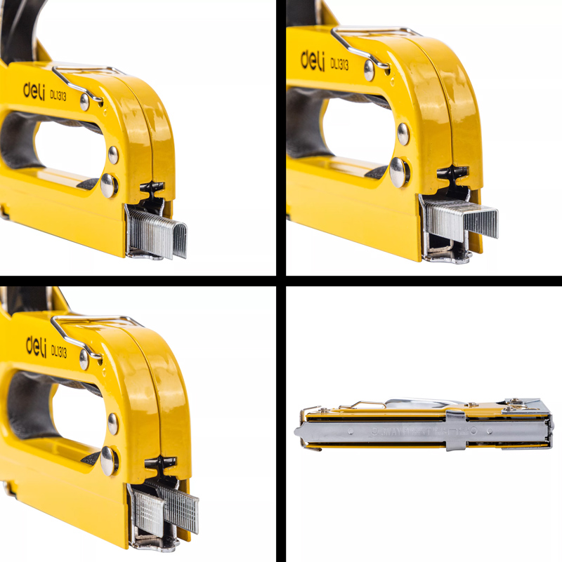 DELI καρφωτικό χειρός για συνδετήρες DL1313, 3 σε 1, 4-8mm - Image 2