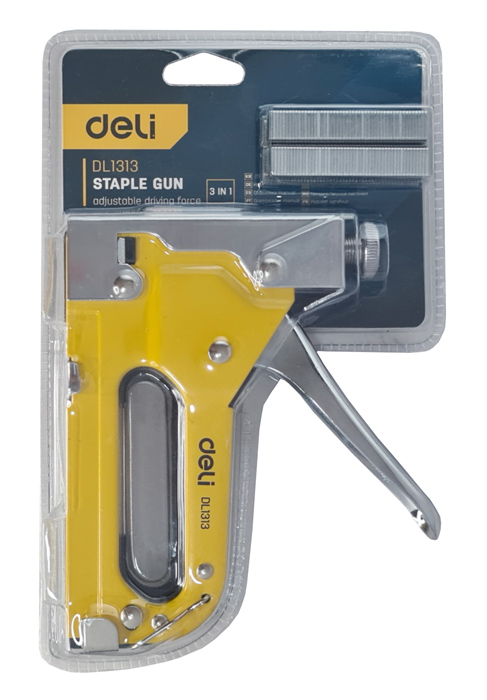 DELI καρφωτικό χειρός για συνδετήρες DL1313, 3 σε 1, 4-8mm - Image 3