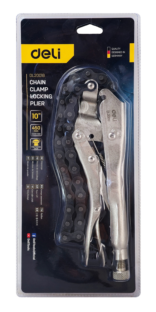 DELI αλυσοκάβουρας DL20018, 10"/250mm, 450mm αλυσίδα - Image 4