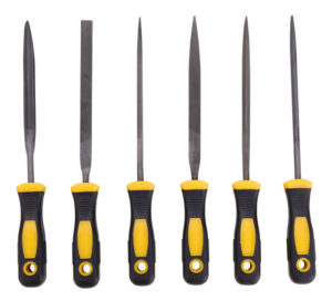 DELI σετ λίμες DL75108 με αντιολισθητική λαβή, μετάλλου, 160mm, 6τμχ