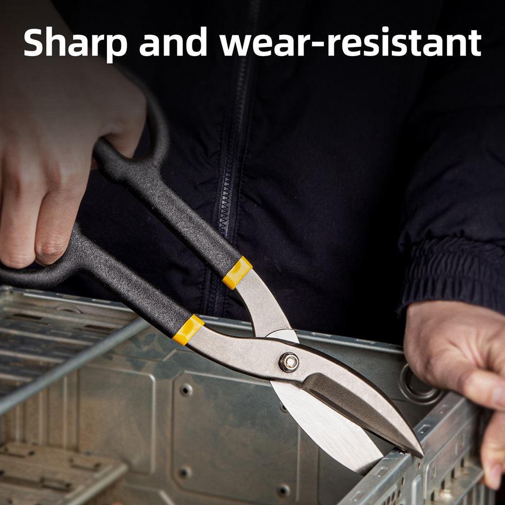 DELI ψαλίδι λαμαρίνας DL25912 με αντιολισθητικές λαβές, 300mm - Image 2