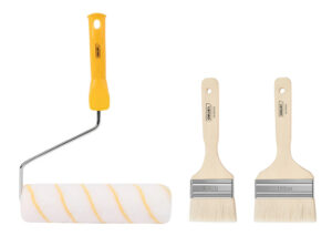 DELI σετ βαφής DL528003, ρολό με λαβή/2x πινέλα, 230mm, 50/100mm, 3τμχ