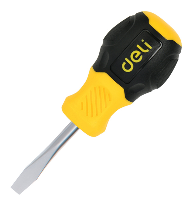 DELI κατσαβίδι ίσιο DL6360381N με αντιολισθητική λαβή, μαγνητικό, 6x38mm