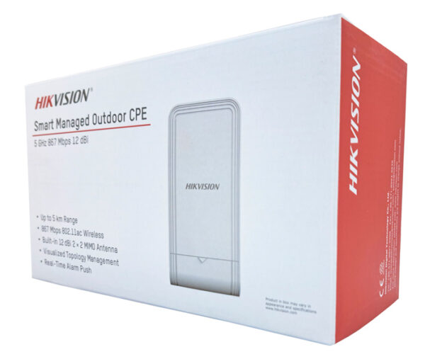 HIKVISION outdoor wireless CPE DS-3WF02C-5AC/O, 867Mbps 5GHz, 12dBi - Image 4