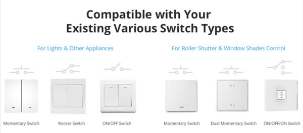 SONOFF smart διακόπτης DUALR3 Lite, 2-Gang, Wi-Fi, 15A, λευκός - Image 3