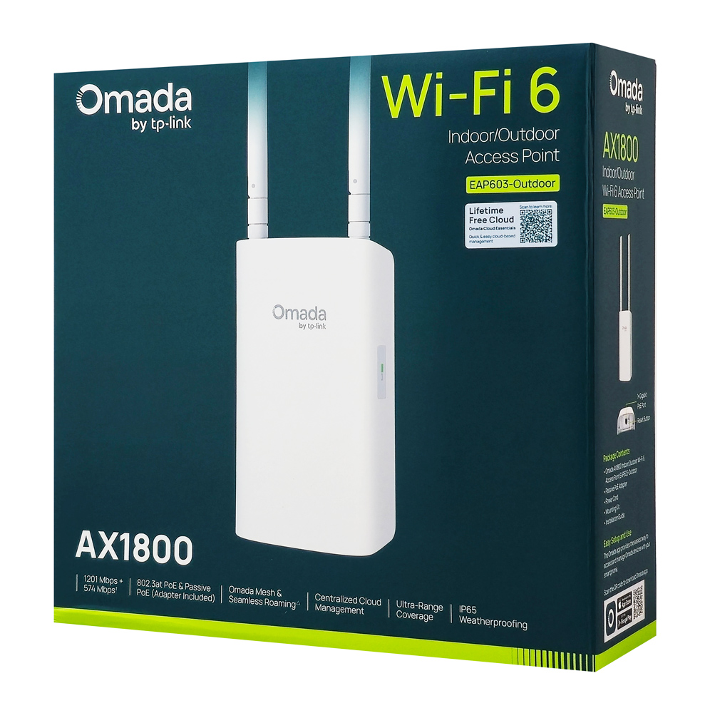 TP-LINK access point EAP603-Outdoor, WiFi 6, Mesh, AX1800, EU/1.0 - Image 6