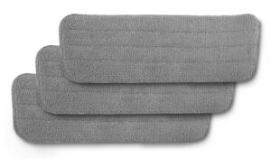 ESPERANZA ανταλλακτικά πανιά μικροϊνών παρκετέζας EHS003SP3, 41.5x14cm, γκρι, 3τμχ