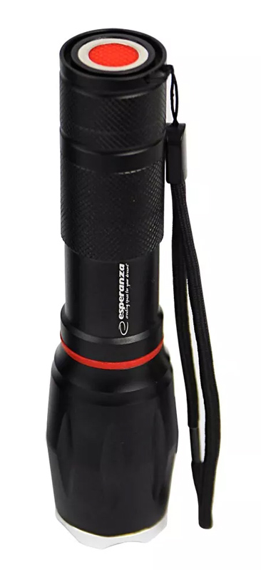 ESPERANZA φορητός φακός LED EOT070, 250lm, IPX3, zoom, με μαγνήτη, μαύρος - Image 3