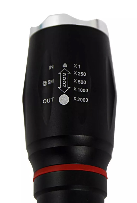 ESPERANZA φορητός φακός LED EOT070, 250lm, IPX3, zoom, με μαγνήτη, μαύρος - Image 4