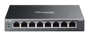 TP-LINK easy managed switch ES208GP, 8x Gigabit θύρες, PoE+, V1.0