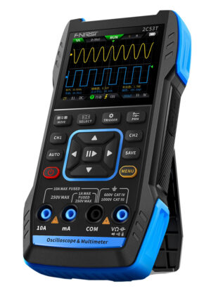 FNIRSI 3 σε 1 παλμογράφος/πολύμετρο/signal generator χειρός 2C53T, επαναφορτιζόμενο