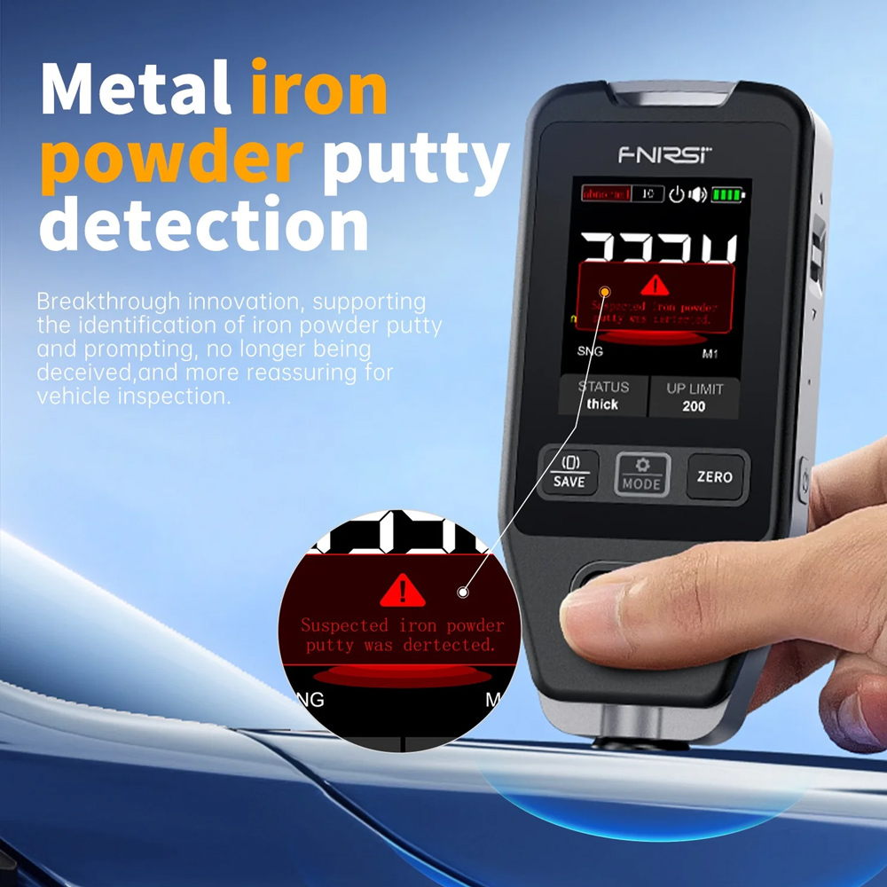 FNIRSI ψηφιακός μετρητής πάχους χρώματος CTG-20, 0-1400μm, επαναφορτιζόμενος - Image 4