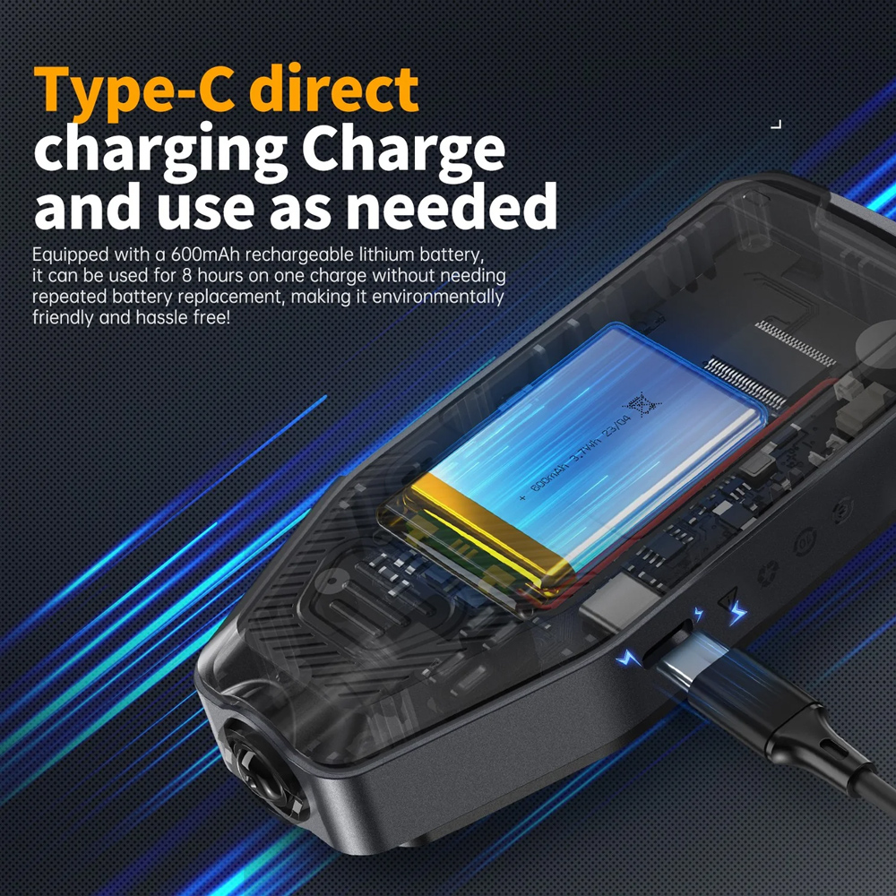 FNIRSI ψηφιακός μετρητής πάχους χρώματος CTG-20, 0-1400μm, επαναφορτιζόμενος - Image 6