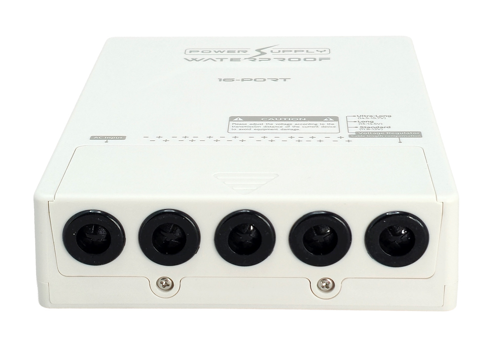 FOLKSAFE τροφοδοτικό συστημάτων CCTV FS-DC121608W, 16 εξόδων, 12V/8A, αδιάβροχο IP65 - Image 3