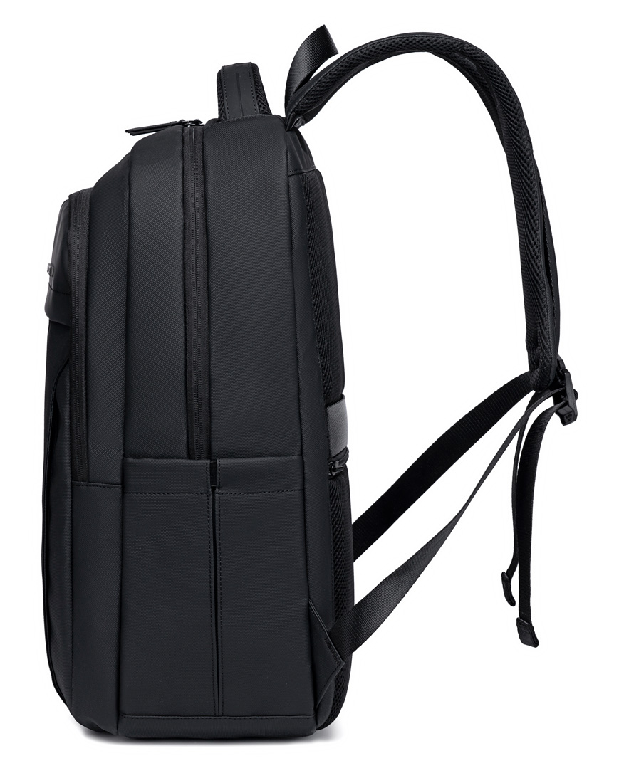 GOLDEN WOLF τσάντα πλάτης GB00711 με θήκη laptop 15.6", 27L, μαύρη - Image 3