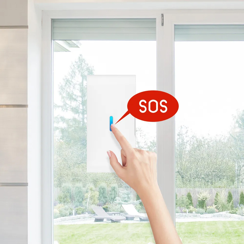 Ασύρματος ανιχνευτής θραύσης κρυστάλλων GB010 για συναγερμούς, 433MHz - Image 3