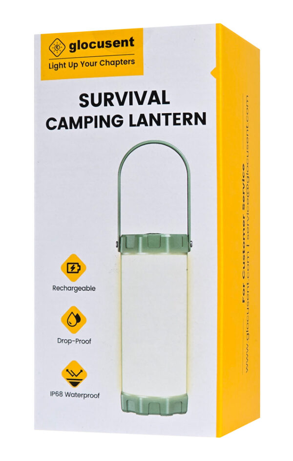 GLOCUSENT LED φανάρι GLCSNTCL001G, επαναφορτιζόμενο, έως 1200lm, IP68, πράσινο - Image 8