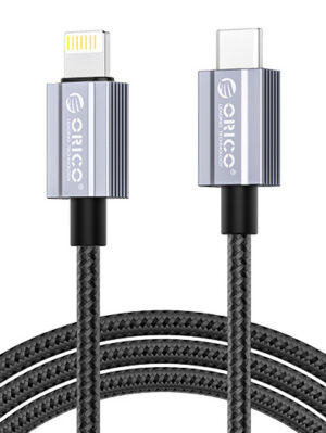 ORICO καλώδιο Lightning σε USB-C GQA29, 29W, 480Mbps, 1m, μαύρο