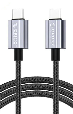 ORICO καλώδιο USB-C GQA60, 60W, 480Mbps, 1m, μαύρο