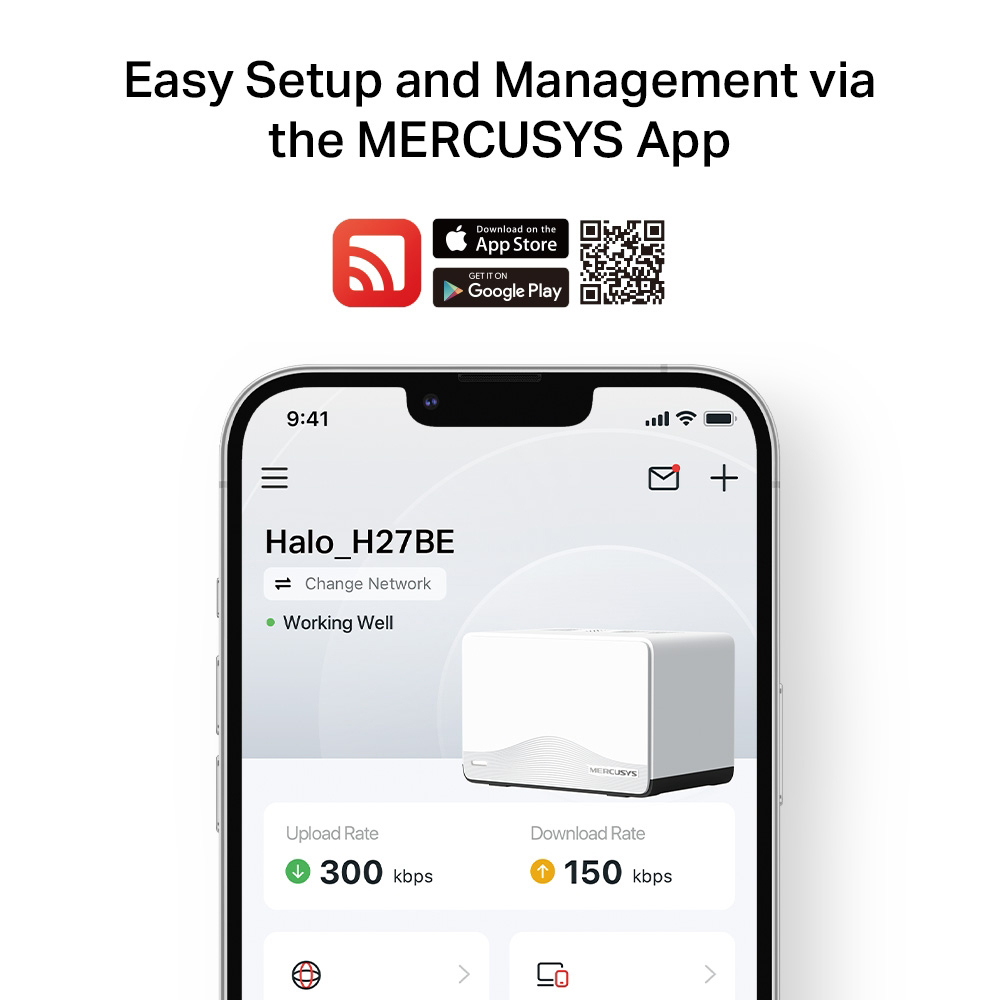 MERCUSYS Whole Home Mesh Wi-Fi 7 System Halo H27BE, 3.6Gbps Dual Band, 3τμχ, V.1.0 - Image 6