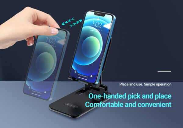 CELEBRAT βάση smartphone/tablet HC-18, foldable, μαύρη - Image 2