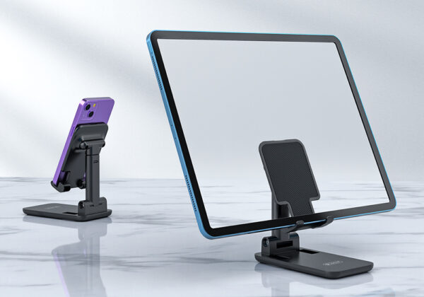 CELEBRAT βάση smartphone/tablet HC-18, foldable, μαύρη - Image 4