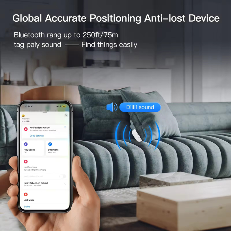 HAVEDEER smart tag ITAG03 για iOS συσκευές, Bluetooth tracker, λευκό - Image 5