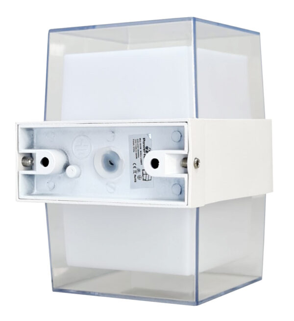 POWERTECH LED φωτιστικό τοίχου HLL-0158, 14W, 4000K, 1120lm, IP65, λευκό - Image 3