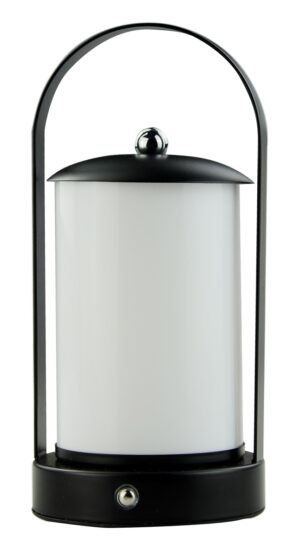 POWERTECH LED επιτραπέζιο φωτιστικό HLL-0192 με λαβή, ρυθμιζόμενο, επαναφορτιζόμενο, μαύρο