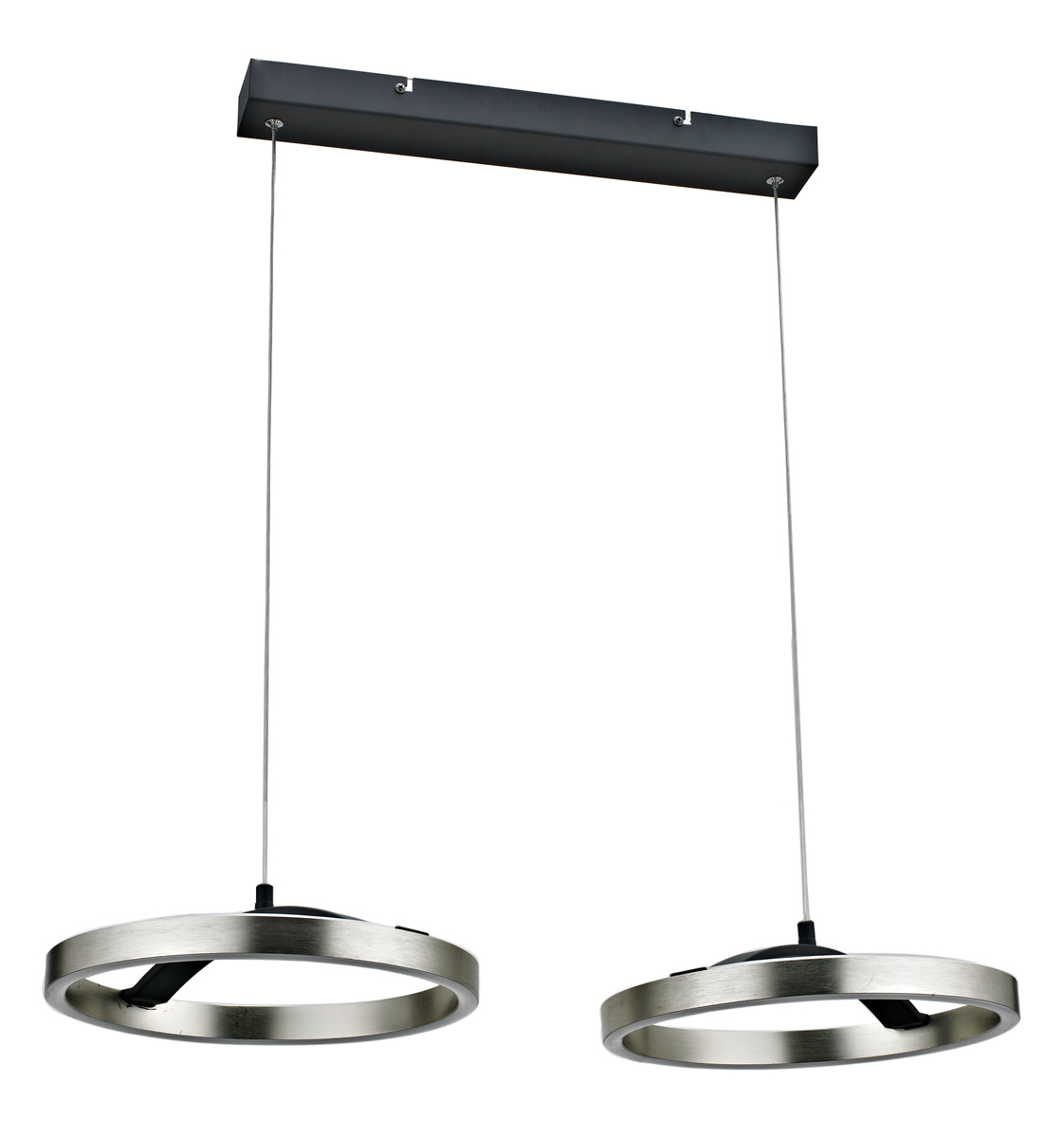 POWERTECH LED φωτιστικό οροφής HLL-0203, 42W, 4000K, 70x30x120cm, ασημί/μαύρο