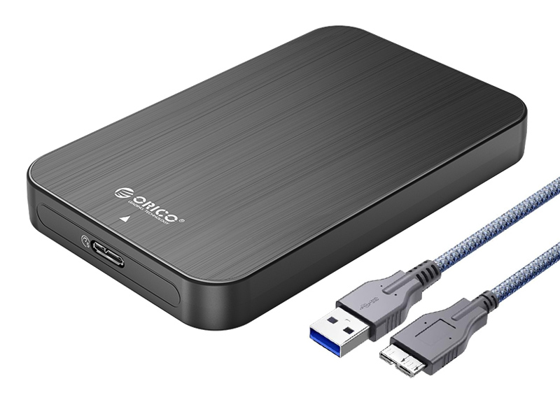 ORICO θήκη για 2.5" SATA HDD/SSD HM25U3, 5Gbps, μαύρη