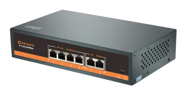 LONGSE PoE switch HT42FA με 4x LAN & 2x WAN θύρες, 10/100Mbps - Image 3