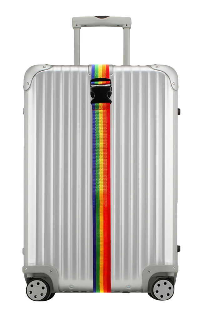 HOME USE ιμάντας βαλίτσας HUH-0243, ρυθμιζόμενος, 2m, πολύχρωμος - Image 2