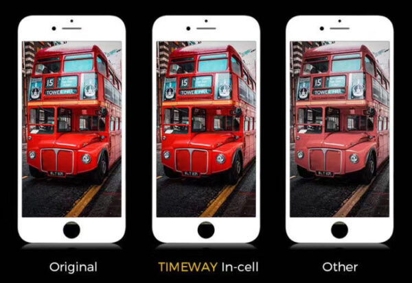 TW INCELL LCD ILCD-012 για iPhone 8/SE 2020, camera-sensor ring, λευκή - Image 5