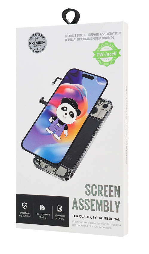 TW INCELL LCD για iPhone 14 Pro, camera-sensor ring, earmesh, μαύρη - Image 2