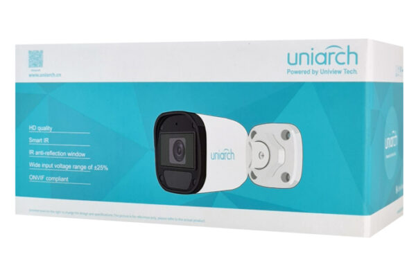 UNIARCH IP κάμερα IPC-B124-APF28K, 2.8mm, 4MP, IP67, PoE, SD, IR 30m - Image 4