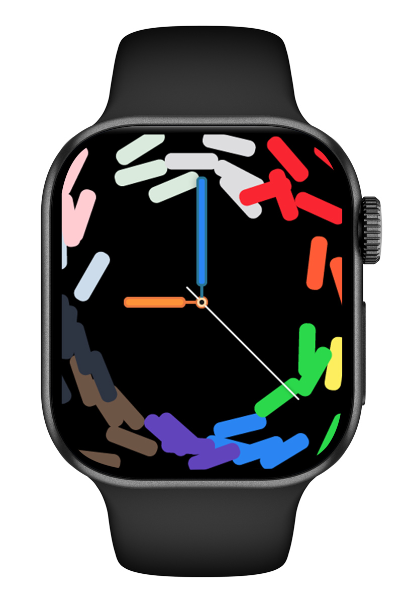 INTIME smartwatch A10 Pro με 2x λουράκια, heart rate, 2.04" AMOLED, IP65, μαύρο - Image 3